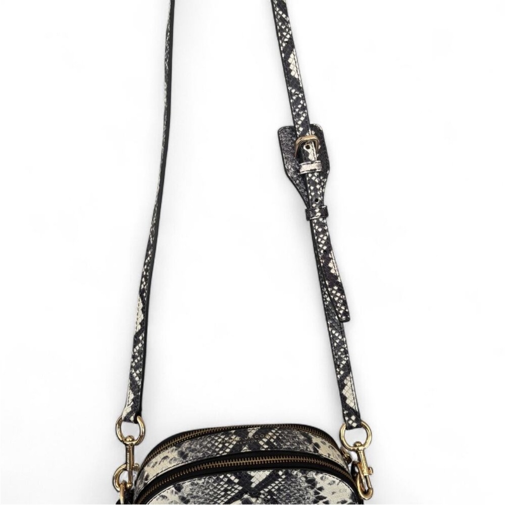 Marc Jacobs Shutter snakeskin-embossed leather crossbody bag. - Picture 5 of 9